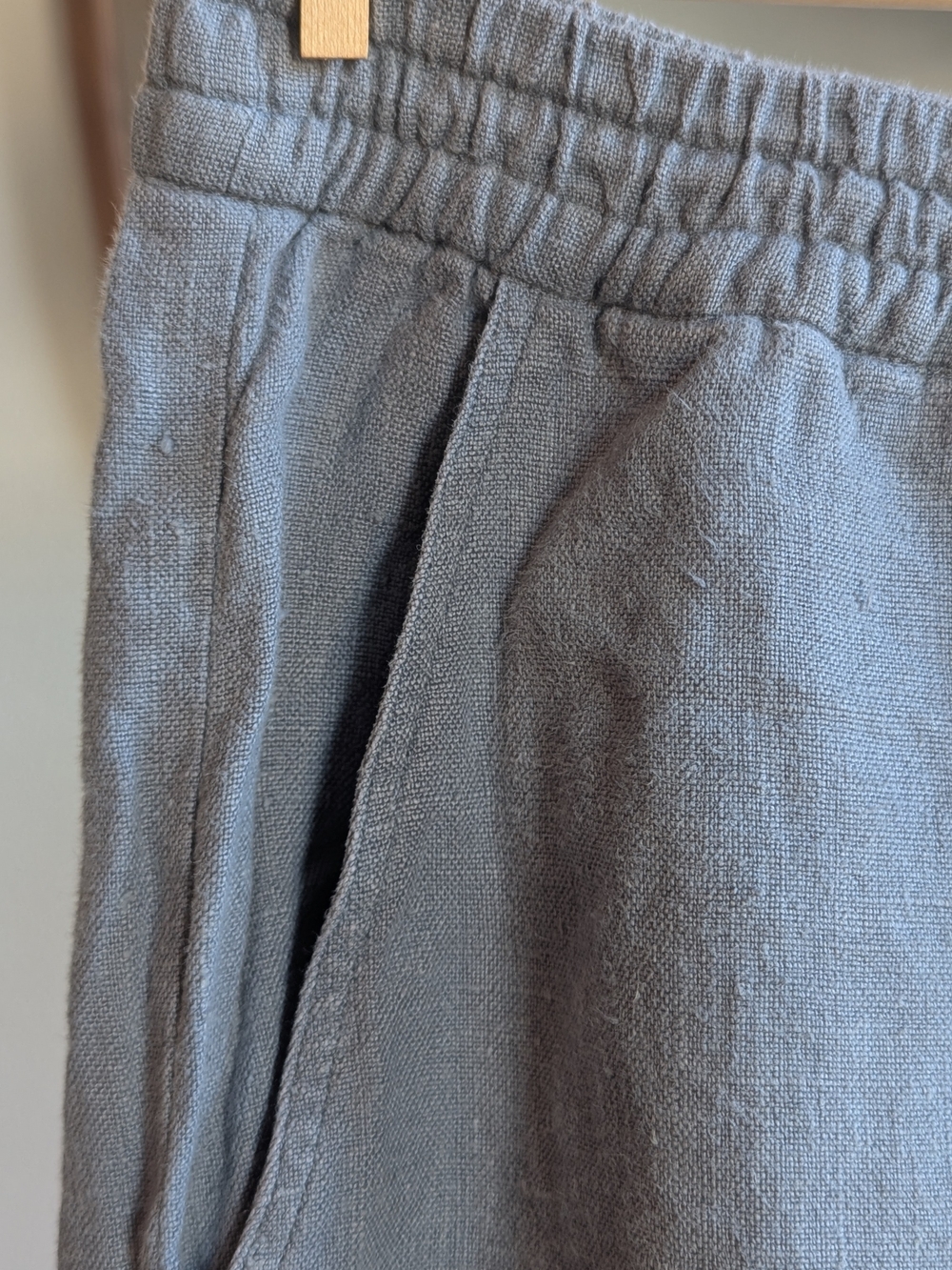 Handmade 7.1oz 100% linen pants - Picture 2 of 4